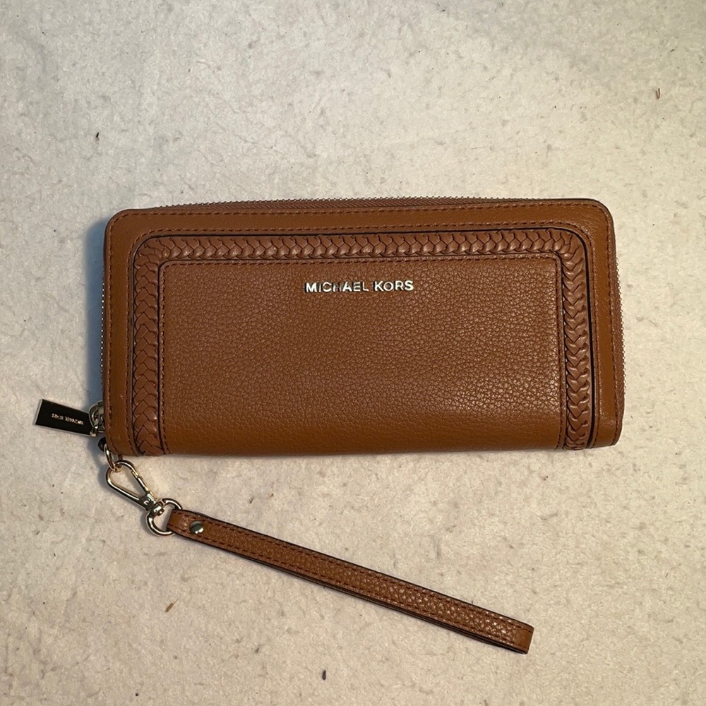 Michael Kors wristlet wallet.